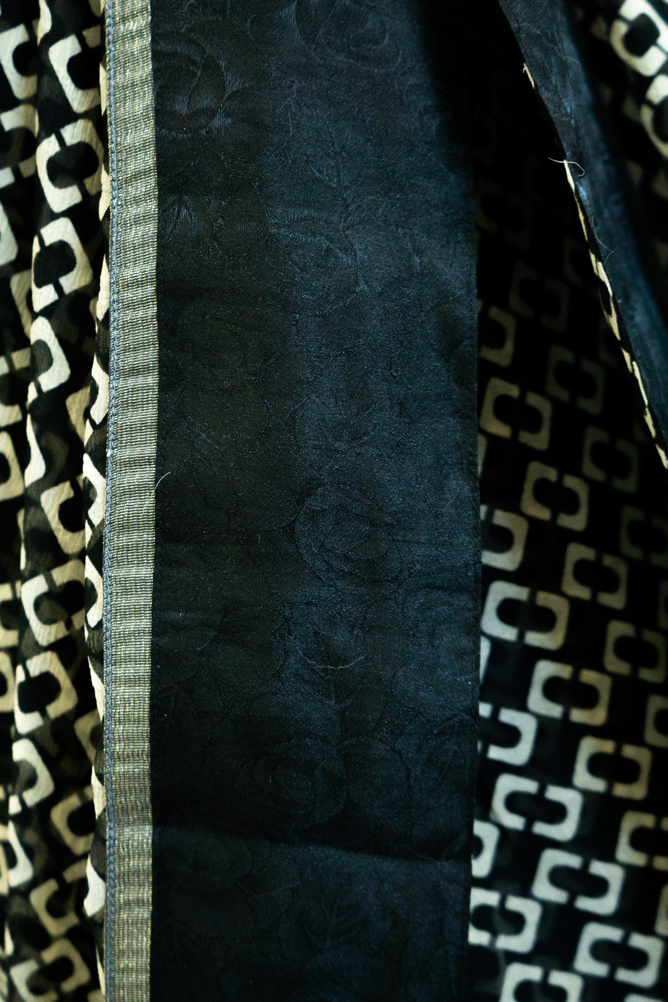 Black | Georgette Pre-Draped