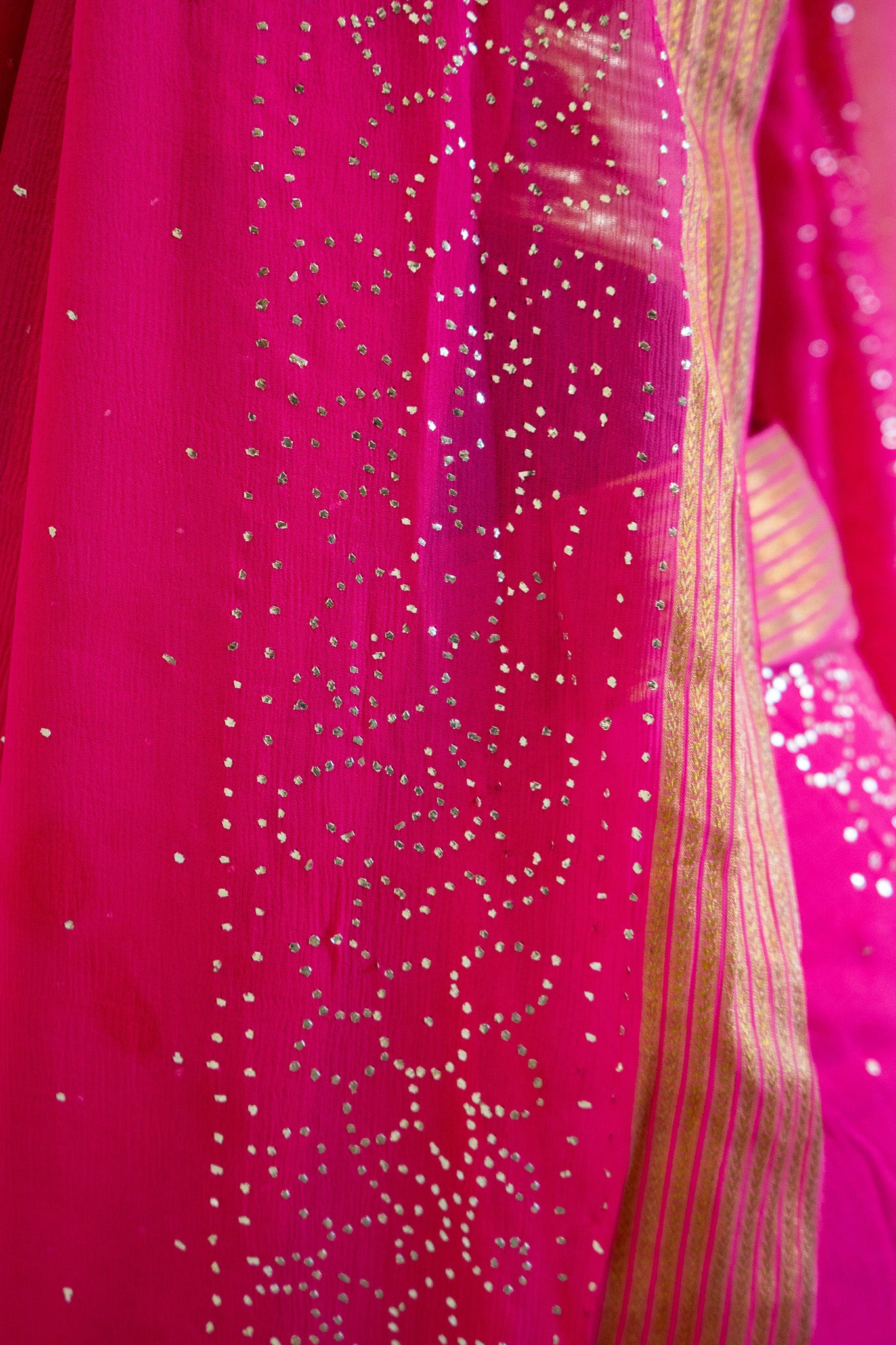 Pink | Chiffon Pre-Draped