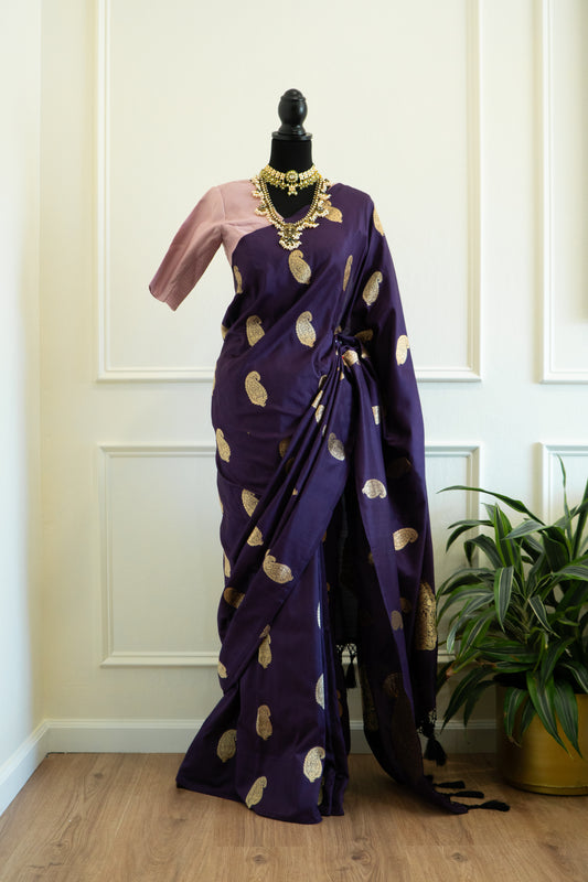 Purple | Silk Self-Drape