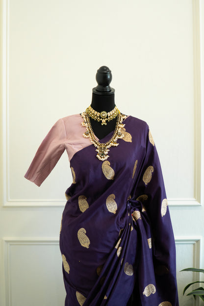 Purple | Silk Self-Drape