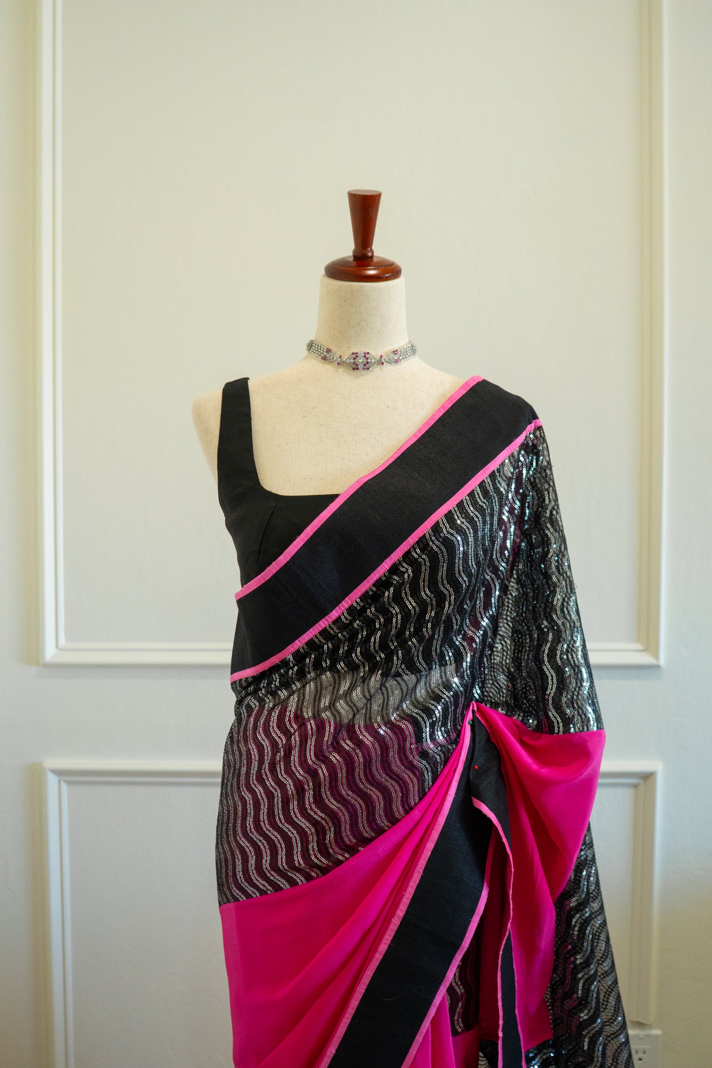 Hot Pink | Georgette Self-Drape